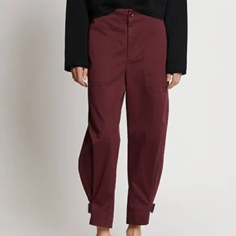 Proenza Schouler cotton twill tapered pants